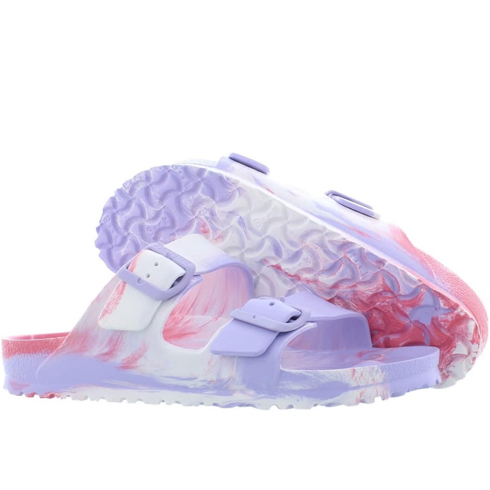 New Birkenstock sandals💜🩷🤍